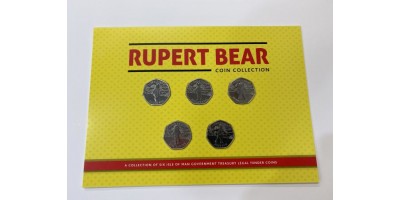 Rupert Bear 50p Coin Set